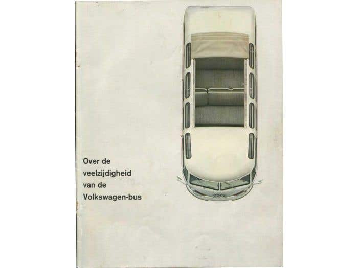 1966 VW Type 2 Transporter Brochure