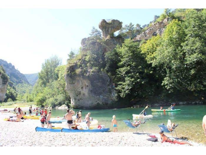 Climbing in the Gorge Du Tarn