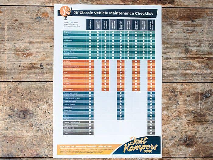 JK’s Classic VW Maintenance Checklist