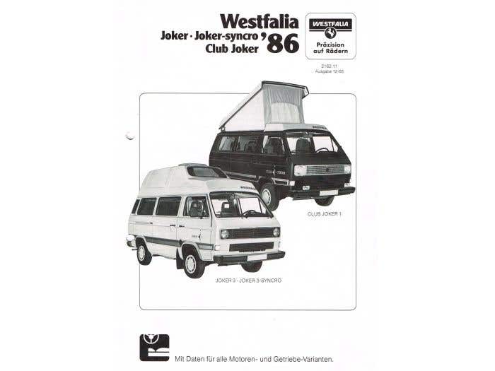 Westfalia Club Joker '86