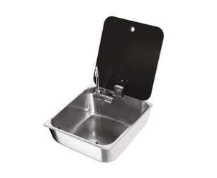 CAN Rectangular Sink, with lid, 350 x 320 mm (No waste included)