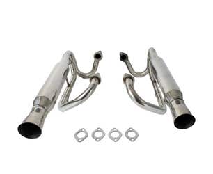 Stainless Steel Dual Cannon Exhaust Baja, Buggy, Trike