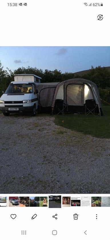 Vango air beam galli II compact low driveaway awning