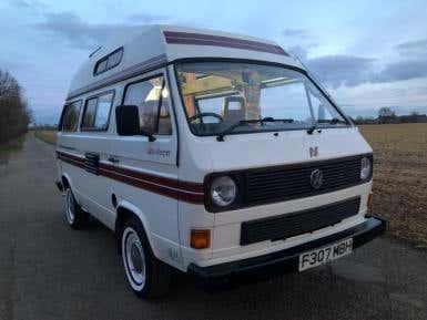 Super reliable Volkswagen T25 Autosleeper Trident 1989 Petrol 1900cc engine Power steering Excellent condition