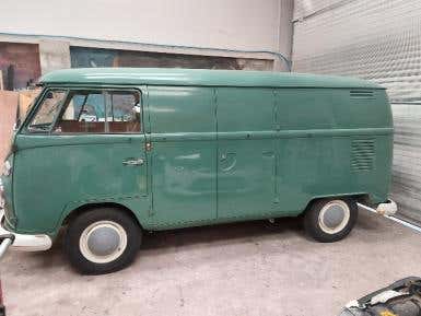 1967 LHD Split Screen Double Door Van probably never carried anything in the cargo area
