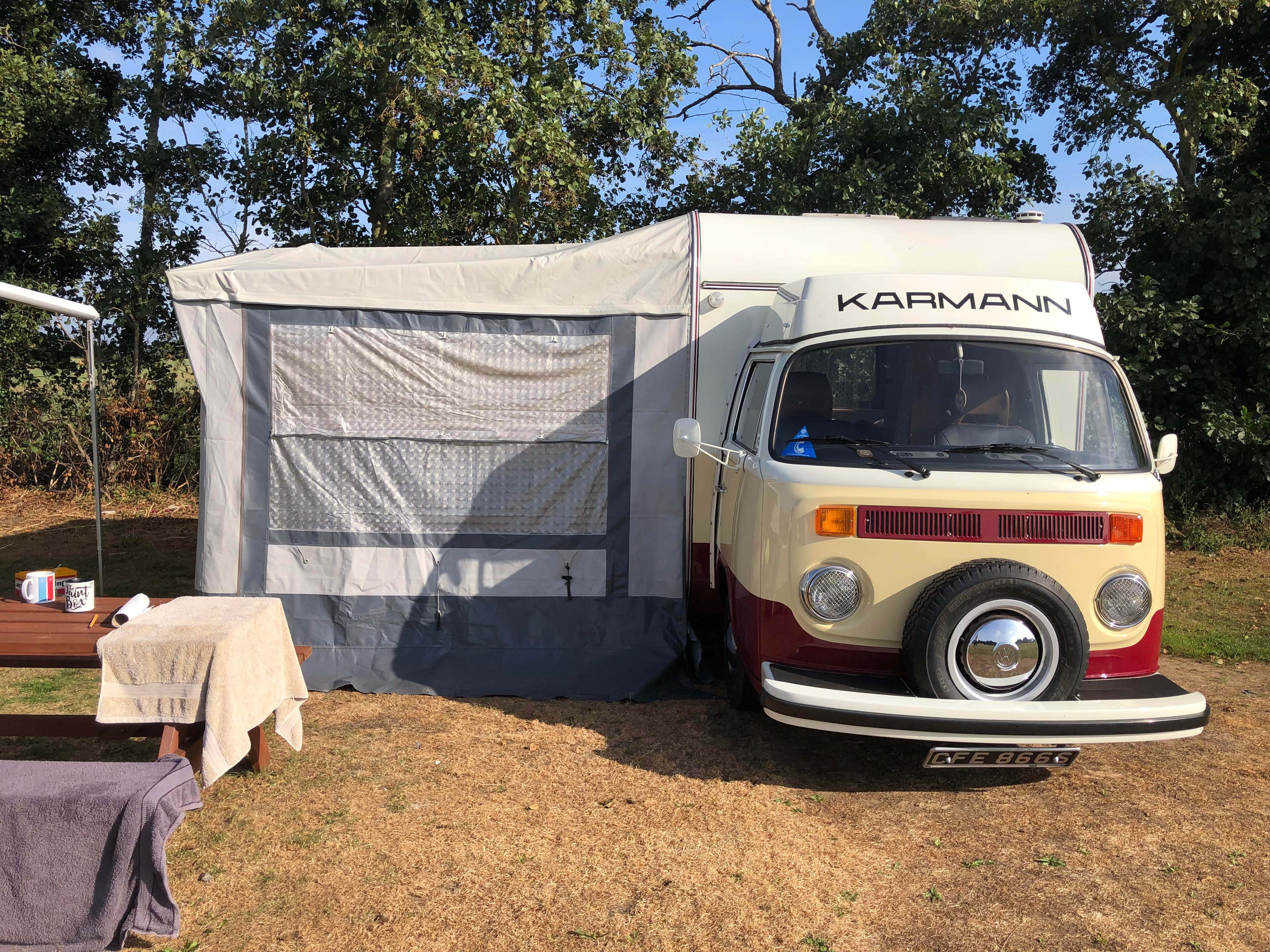 Rare VW Type 2 Karmann Mobil