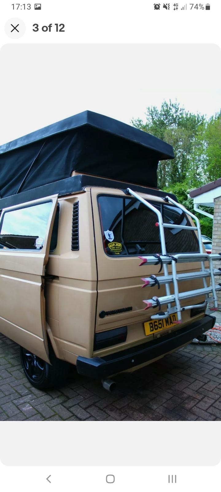 VW T25 1.9DG, 1984, Devon Conversions, Aerospace Roof