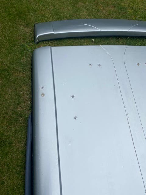 LWB Campervan Pop top roof in Silver from T5 Transporter 62 plate