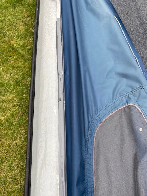 LWB Campervan Pop top roof in Silver from T5 Transporter 62 plate