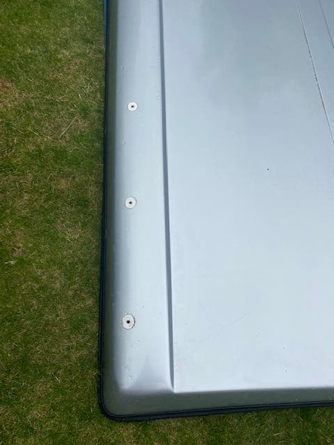 LWB Campervan Pop top roof in Silver from T5 Transporter 62 plate