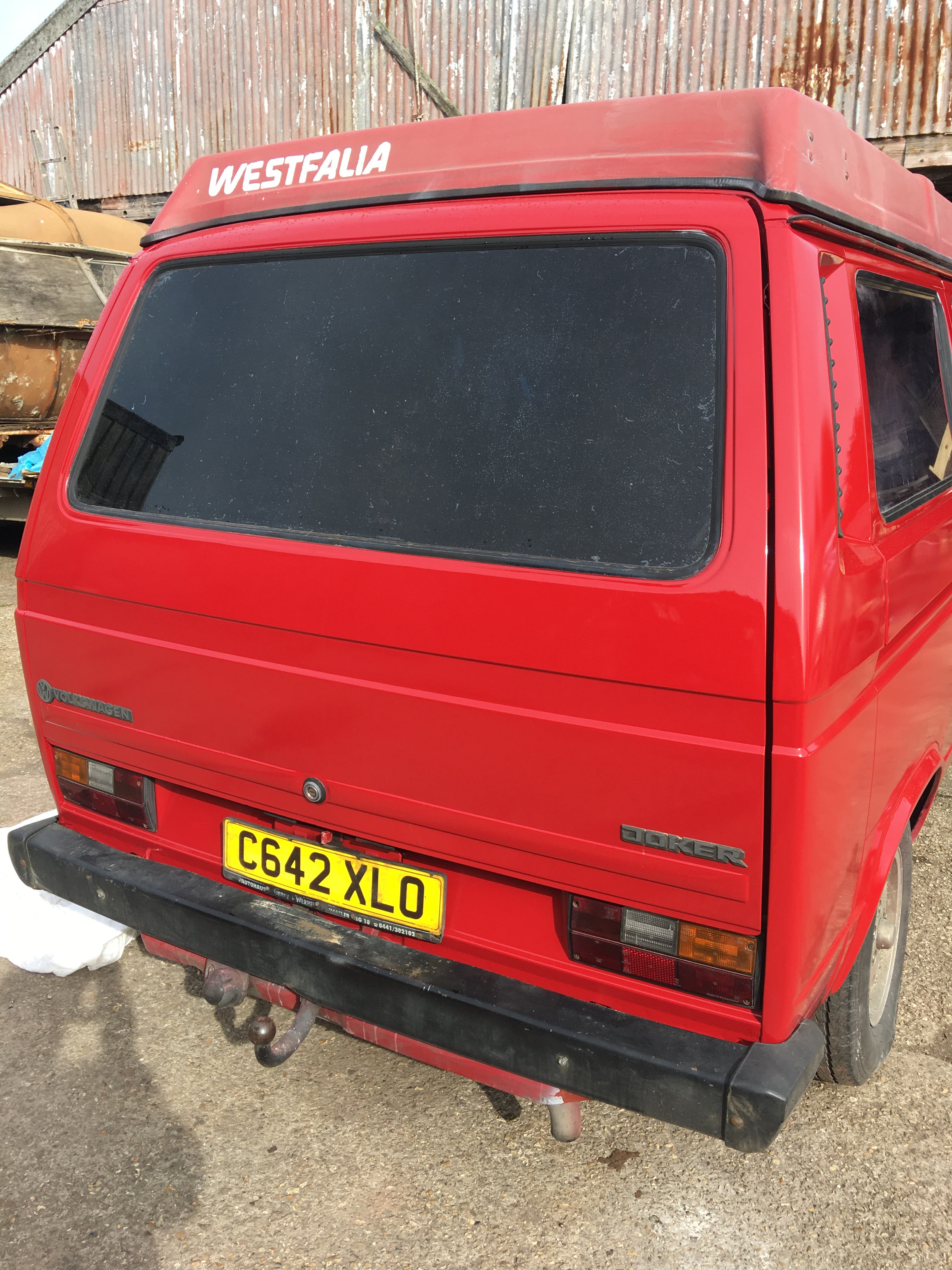 1986 Westfalia  1.6 turbo diesel