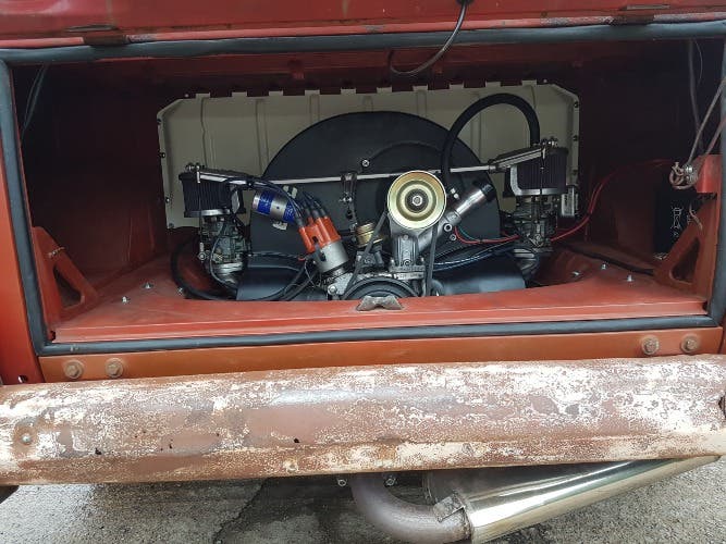 Vw early bay deluxe patina microbus