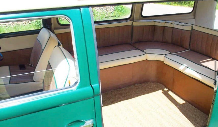 1969 Bay with bespoke day van interior