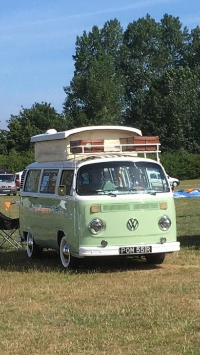 1977 Birch Green Bay window camper