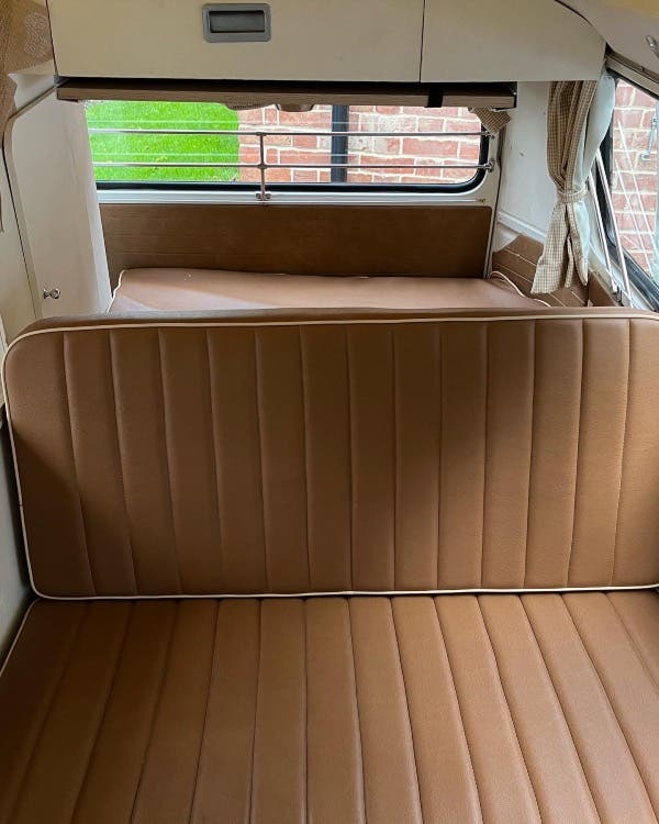 1977 Birch Green Bay window camper