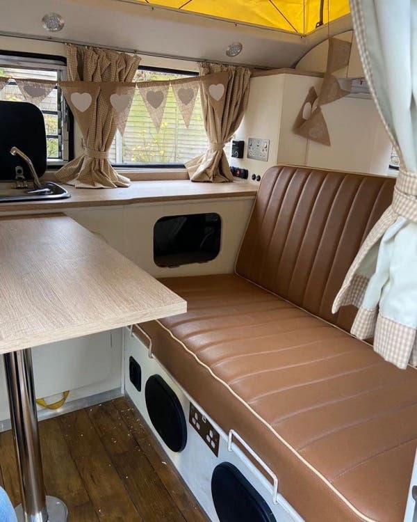 1977 Birch Green Bay window camper