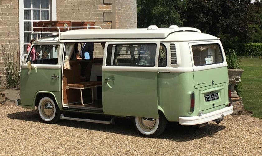 1977 Birch Green Bay window camper