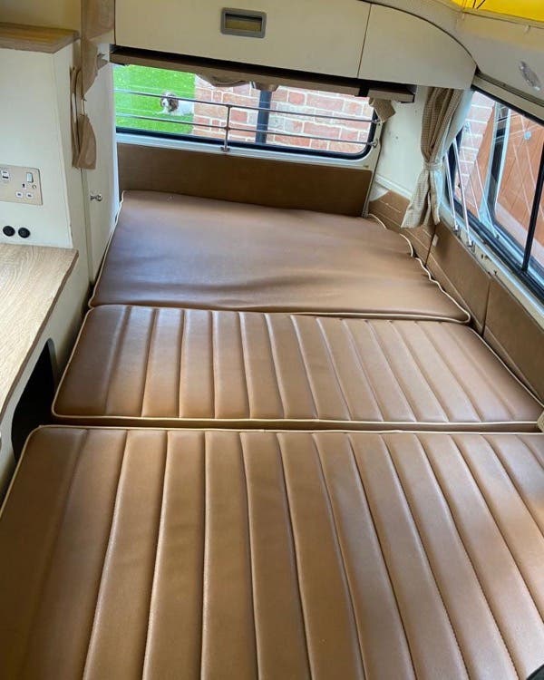 1977 Birch Green Bay window camper