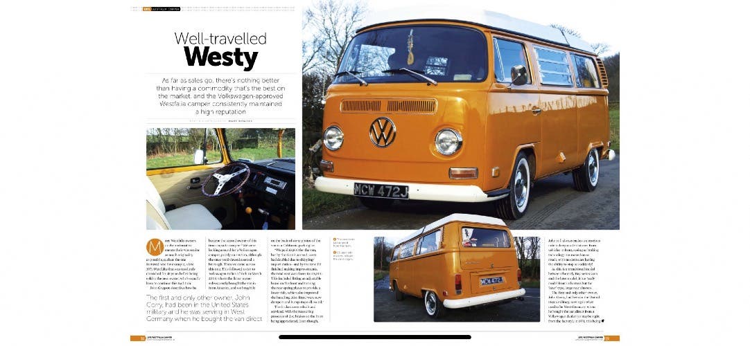 US import Westfalia 3 previous owners from new SHOW WINNER