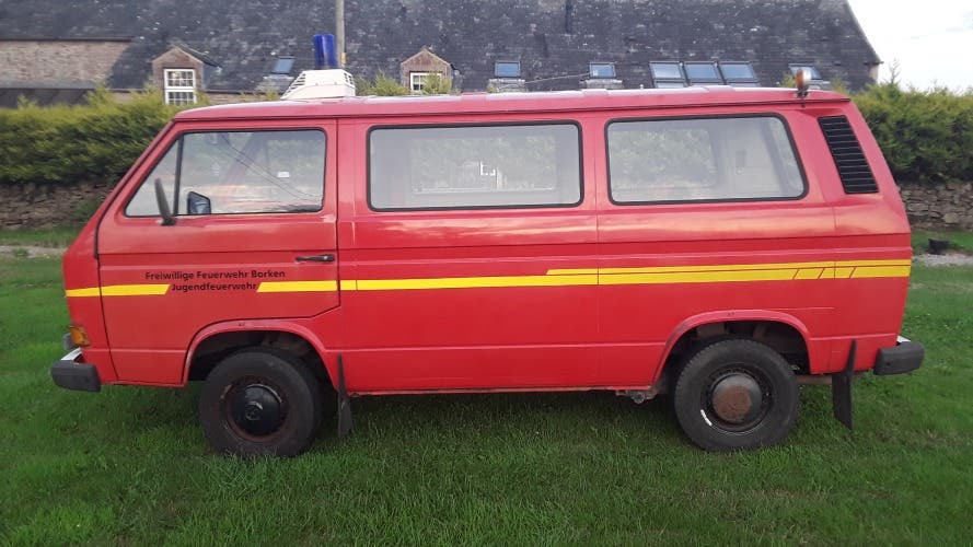 VW T25 ex German fire service van 1986 4 speed petrol