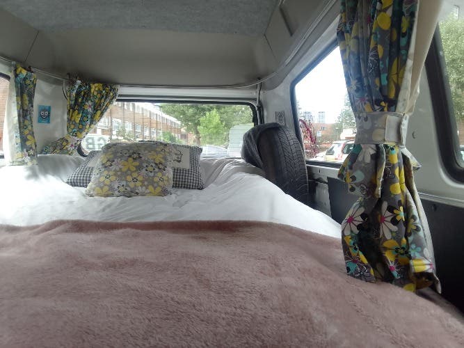 Lovely shiny purple 2010 Volkwager camper van