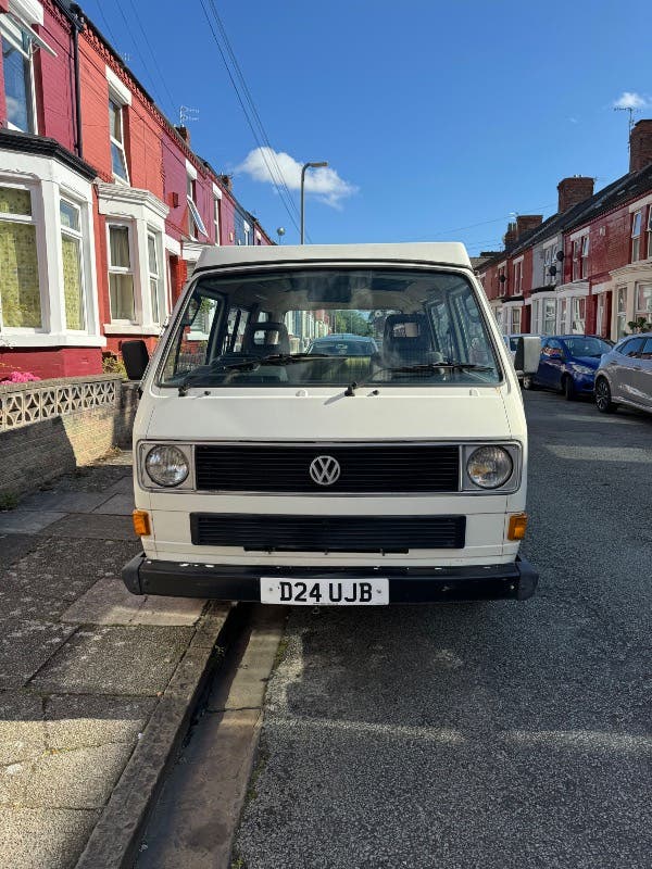 1986 T25 water cooled petrol campervan with pop top