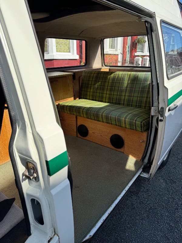 1986 T25 water cooled petrol campervan with pop top