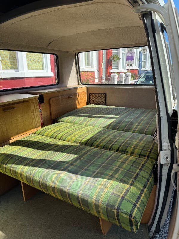 1986 T25 water cooled petrol campervan with pop top