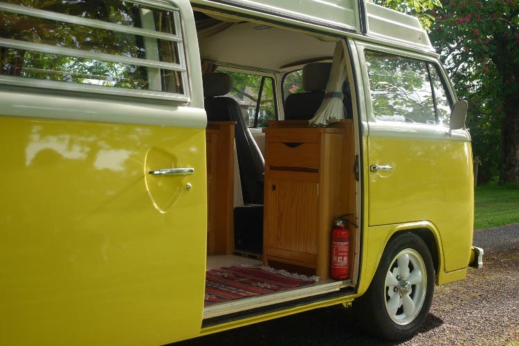 Westfalia 1978 bespoke wooden interior. 5 berth