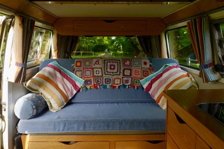 Westfalia 1978 bespoke wooden interior. 5 berth