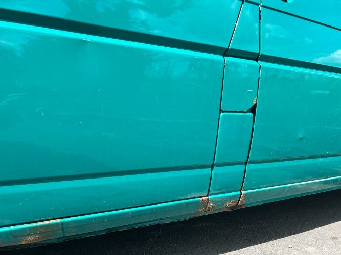 A well-loved 2002 VW T4 Campervan for sale