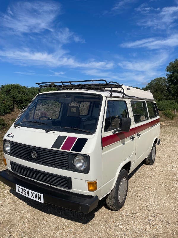 VW t25 T3 Camper Reimo 12 months MOT rear seatbelts new engine 35310 miles