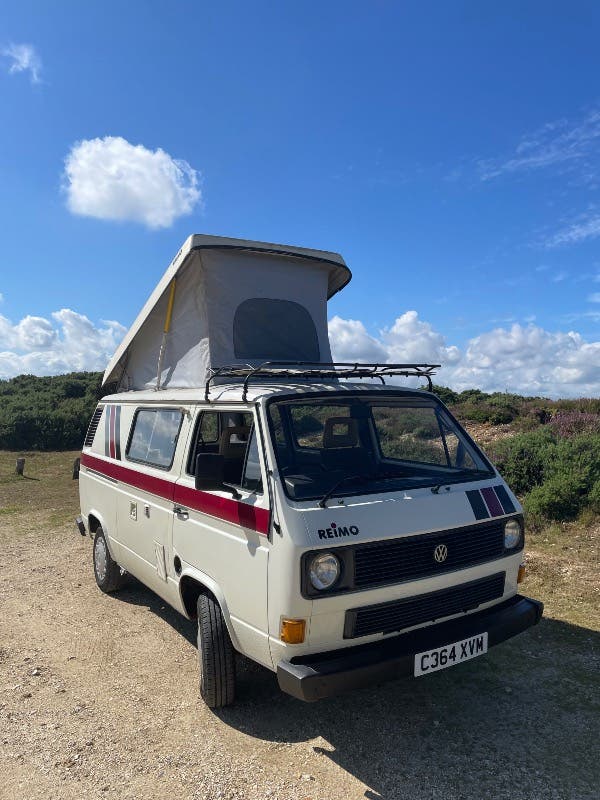 VW t25 T3 Camper Reimo 12 months MOT rear seatbelts new engine 35310 miles