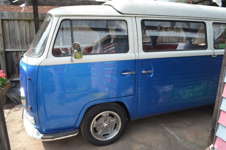 T2 Danbury 1972, blue/white, GTi conversion