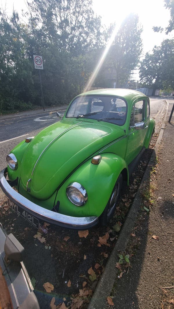 1973 Green VW Beetle