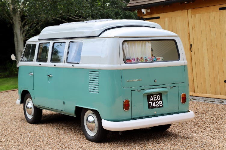 1964 VW Split Screen Camper Van. Factory German Built & UK Supplied in Right Hand Drive. Full Width Dormobile Pop Top Roof. Bare Metal Restoration Completed. Bespoke High End Interior.