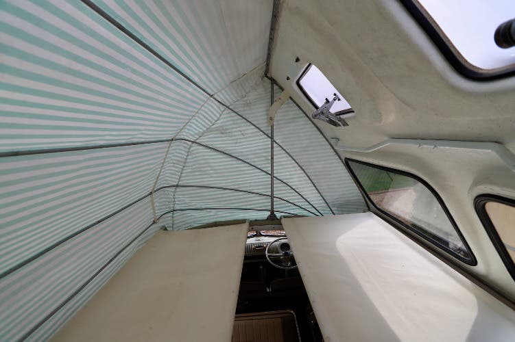 1964 VW Split Screen Camper Van. Factory German Built & UK Supplied in Right Hand Drive. Full Width Dormobile Pop Top Roof. Bare Metal Restoration Completed. Bespoke High End Interior.