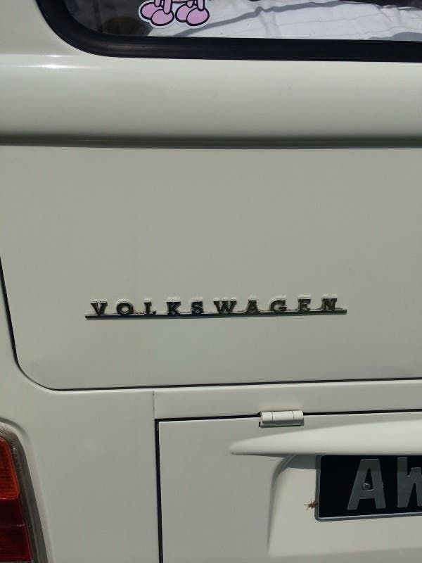 Genuine Westfalia 1972 Camper. Left hand drive cross over bay.