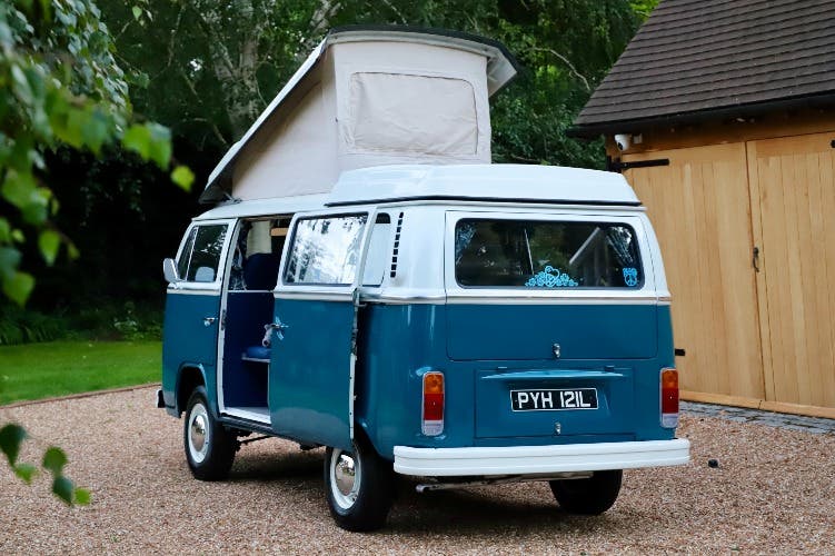 1973 VW T2 Bay Window Camper Van. Westfalia Pop Top Roof. Restoration work completed Summer 2024. Brand new high spec bespoke Interior