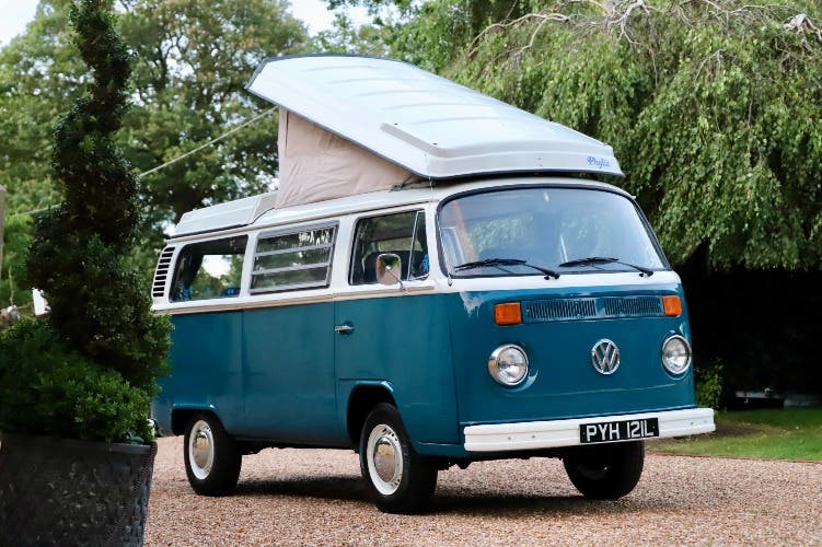 1973 VW T2 Bay Window Camper Van. Westfalia Pop Top Roof. Restoration work completed Summer 2024. Brand new high spec bespoke Interior
