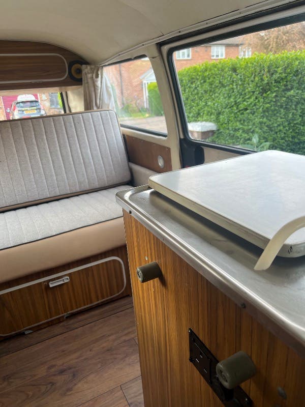 1979 Volkswagen T2 bay camper van with original Westfalia interior