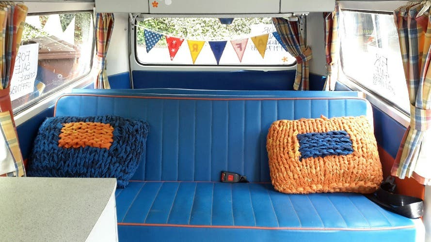 Bay Window Camper 1980 Yellow Daily Runner In Good Condition Recently Serviced