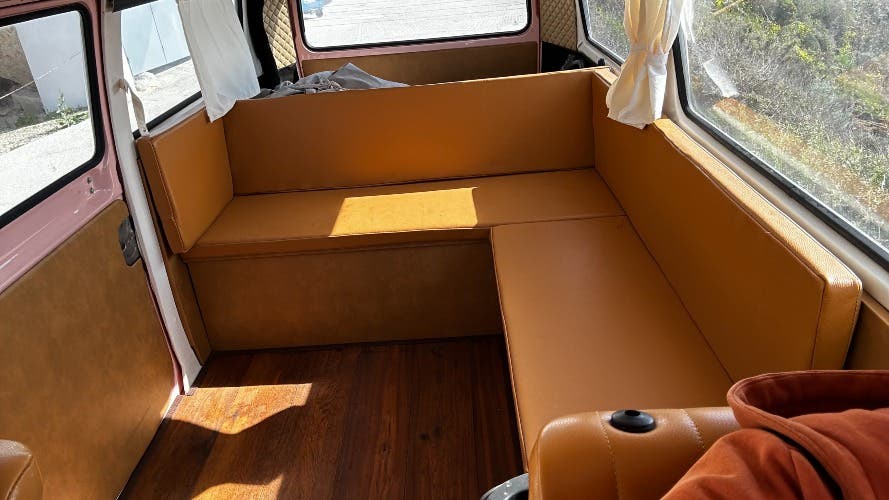 For Sale: 1976 Volkswagen T2 – Complete Restoration, Pink Color, Mini Bus with Authentic Parts