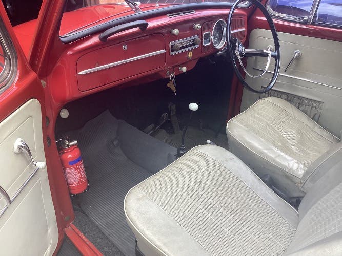 1965 Ruby Red Beetle