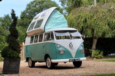 1964 VW Split Screen Camper Van. Factory German Built & UK Supplied in Right Hand Drive. Full Width Dormobile Pop Top Roof. Bare Metal Restoration Completed. Bespoke High End Interior.
