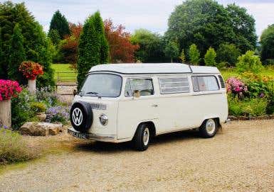 VW CAMPERVAN T2 1973 BAY WINDOW - LADY LILY - WITH AWNING