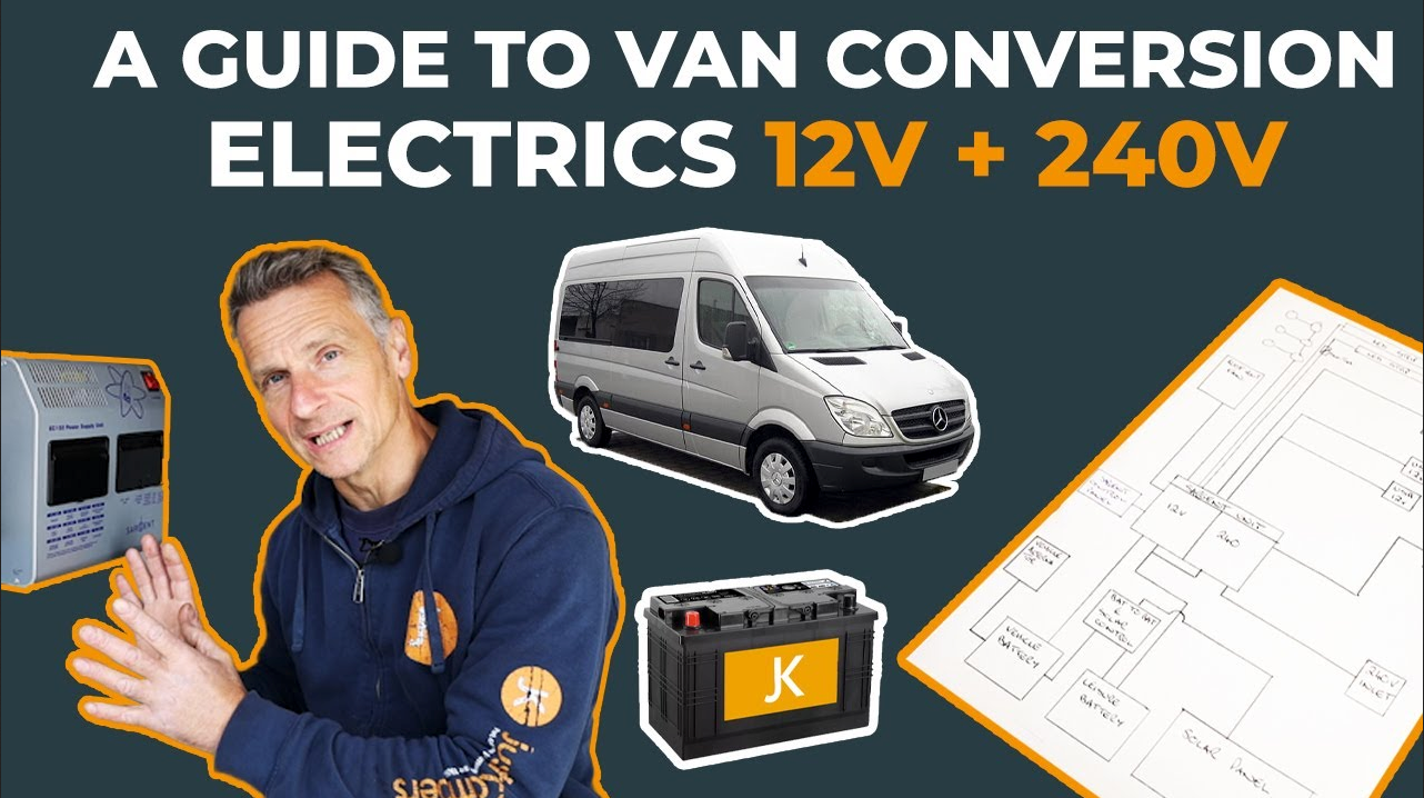 JK guide to van conversion electrics 12V + 240V