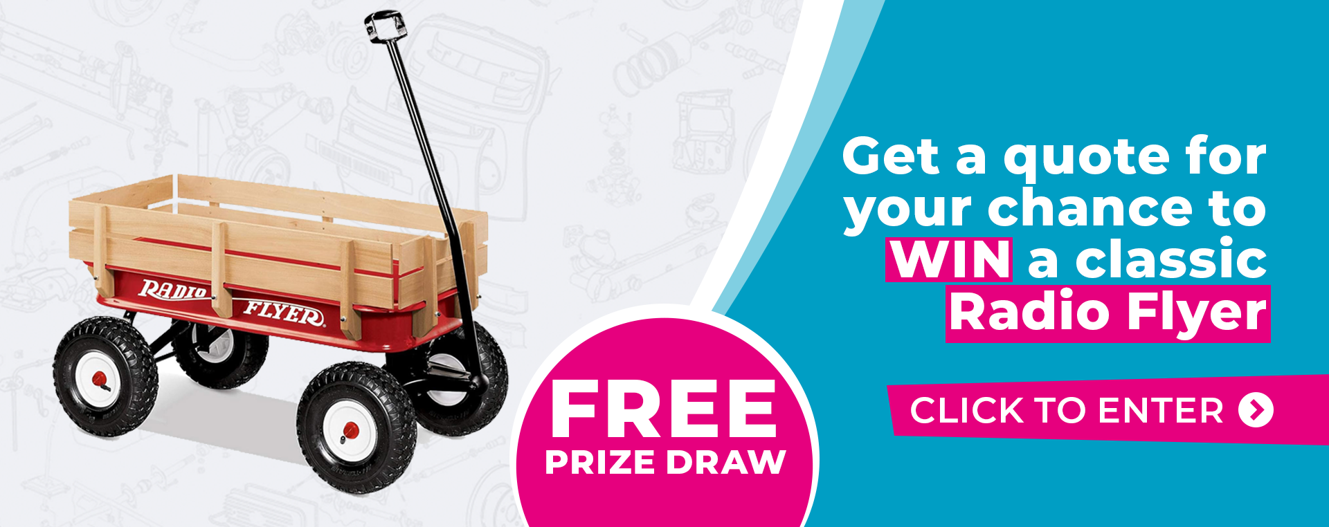 Win a free Radio Flyer with Just Kampers Insurance