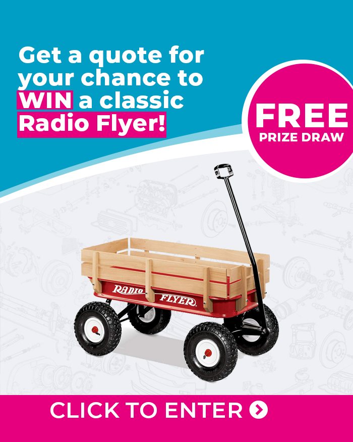Win a free Radio Flyer with Just Kampers Insurance
