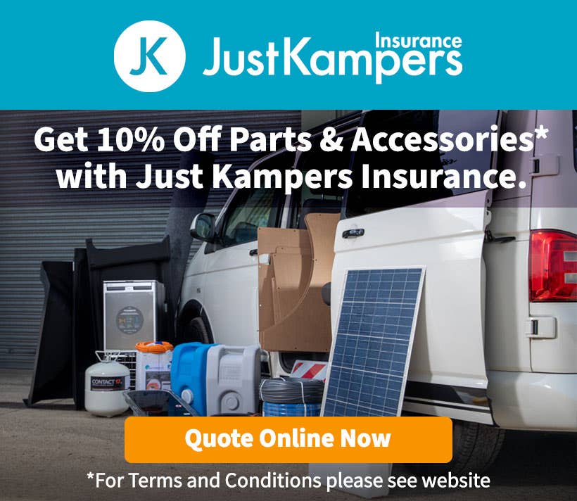 Get 10% Off Parts & Accessories With Just Kampers Insurance